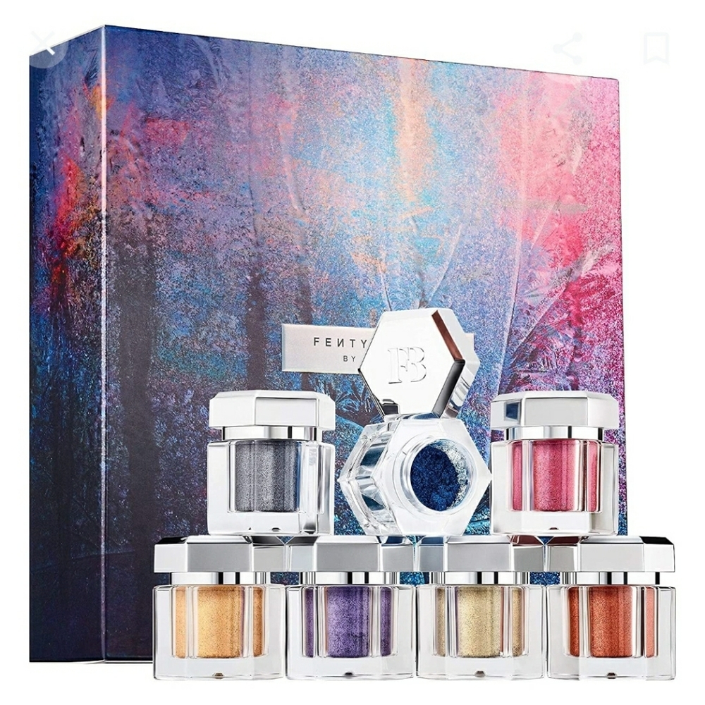 Rihanna all-over metallic powder set